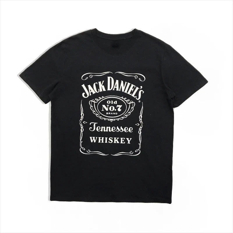 Wine Or Beer - Summer Cotton Short Sleeve T-shirt Oversized