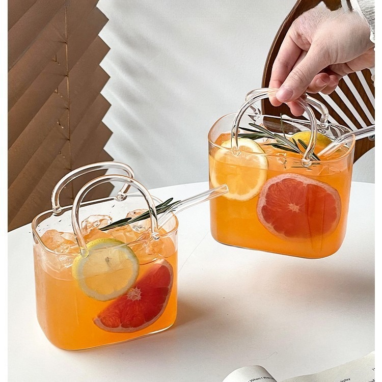 Wine Or Beer - Creative Portable Handbag Glass Cup with