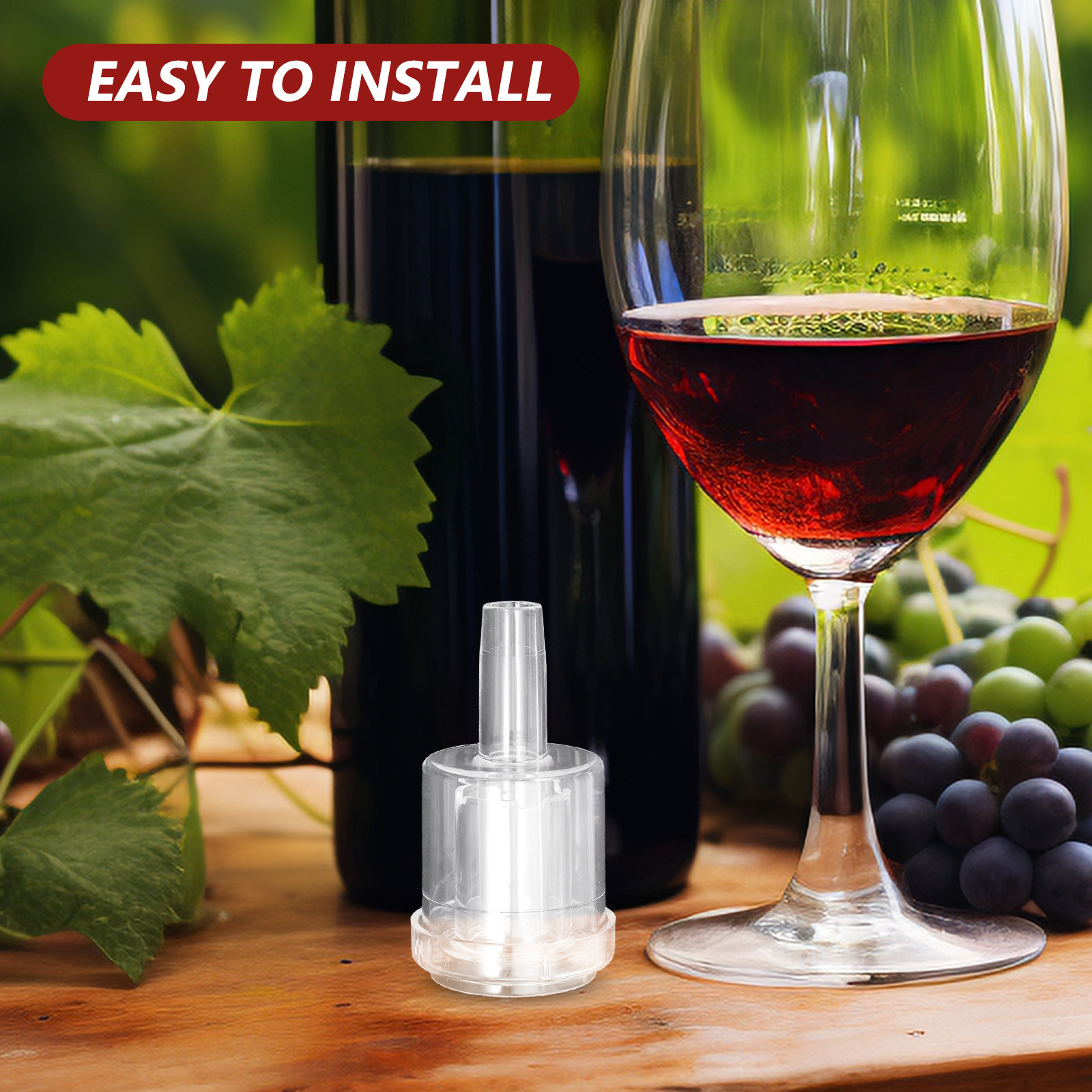 Wine Beer Cider - 3Pcs Fermentation Airlock Set One-Way Exhaust