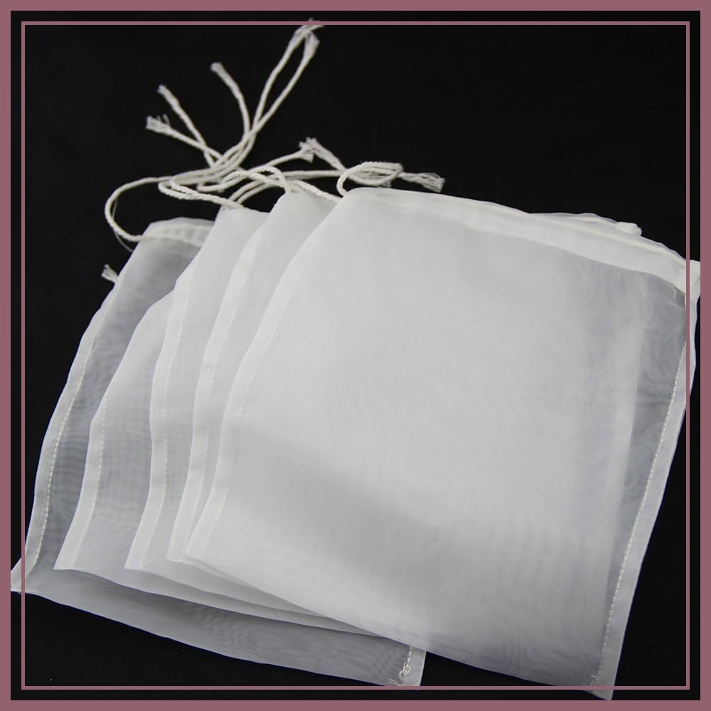 Wine Beer Cider - 5 Pcs Fine Mesh Nylon Straining