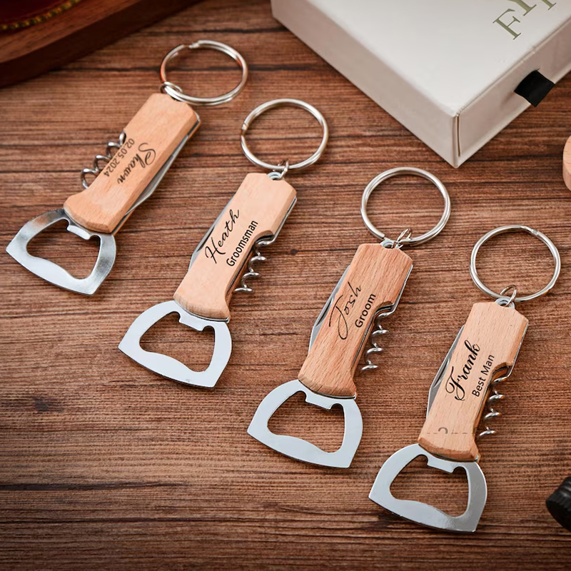 Wine Beer Logo - Personalized Beer/Wine Bottle Opener, Multifunctional Bottle
