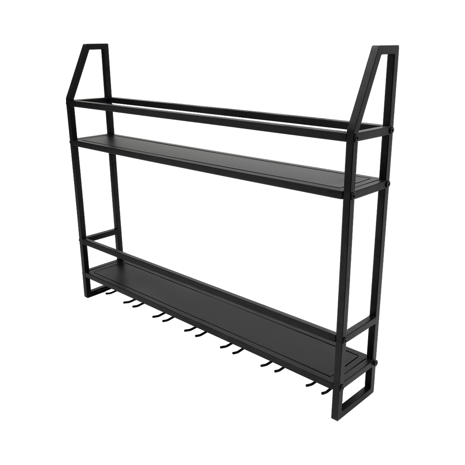 Wine Or Beer - Double-layer Wine Rack Wall-Mounted Glass Holder