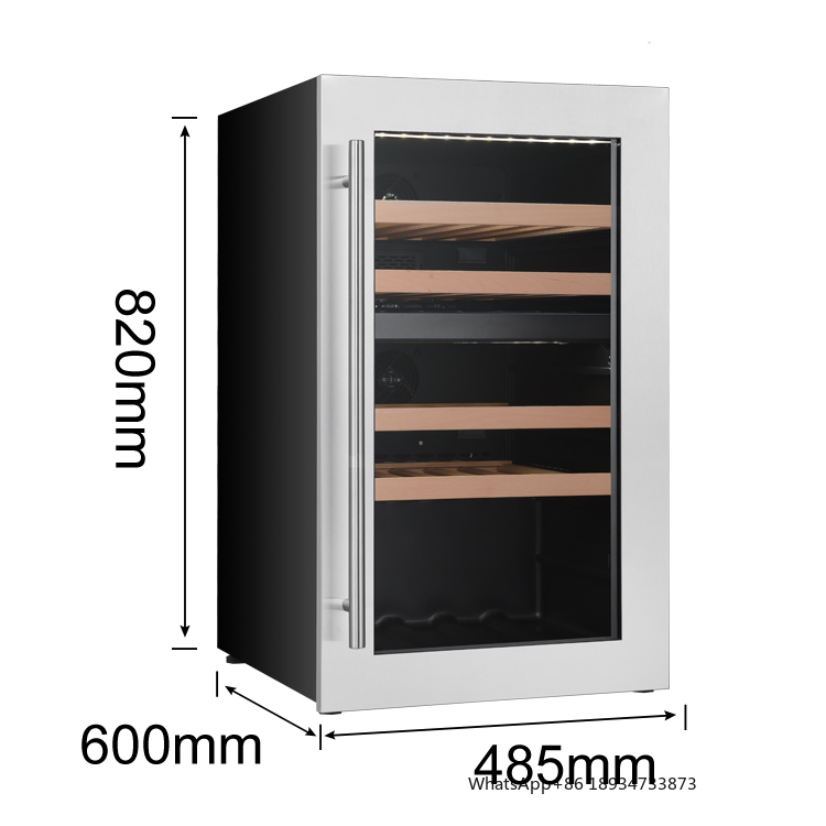 Wine And Beer Undercounter Fridge - Mini Bar Stainless Steel Best Under