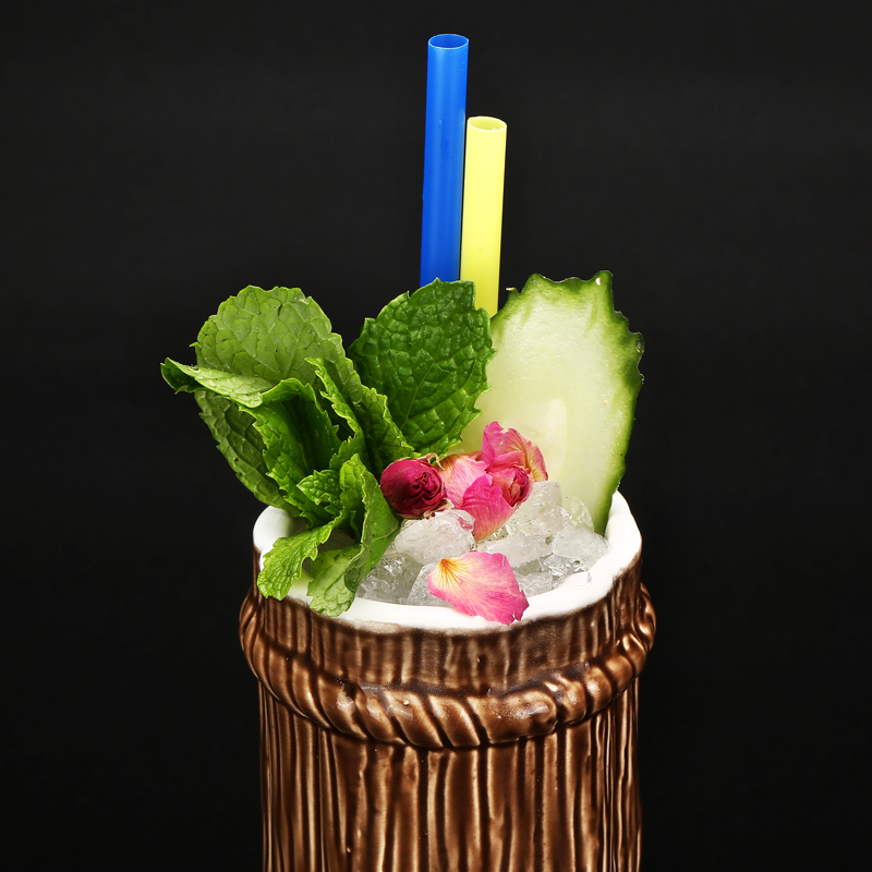Wine Beer Europe - 410ml Ceramic Tiki Mug Creative Porcelain