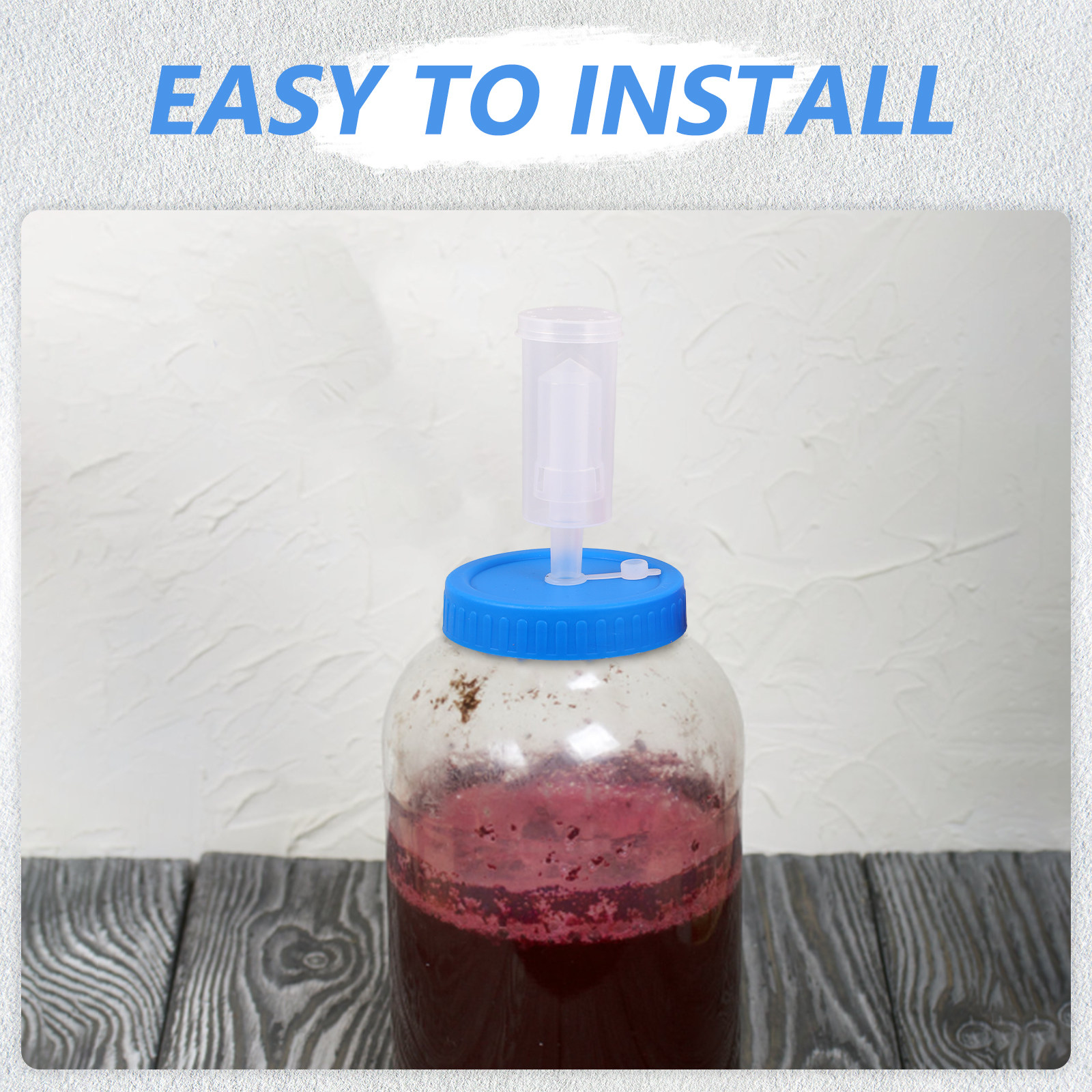 Wine Beer Cider - 2Pcs 5 Gallon Airtight Fermentation Lid