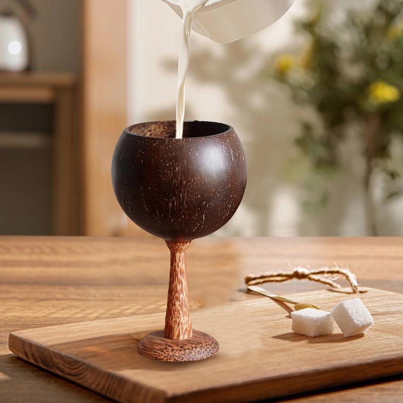 Wine Or Beer - Luau Cups For Party Cocoanut Shell