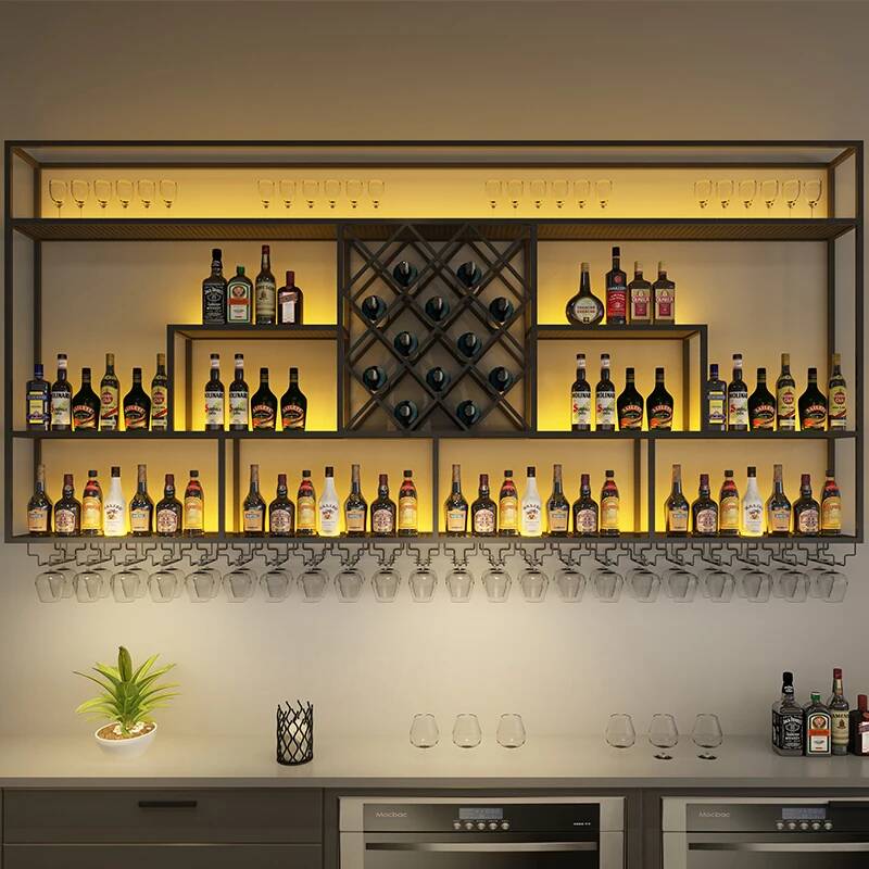 wall Mounted Lights Display C – Wine Beer Rack recenzja i cena