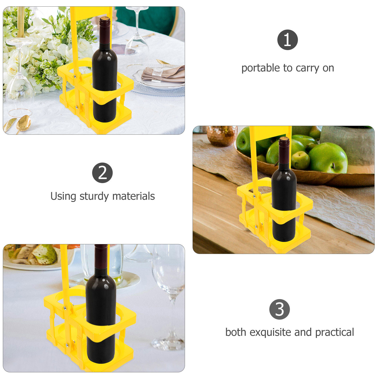 Folding Beer Carrier with Hand – Wine Beer Rack recenzja i cena