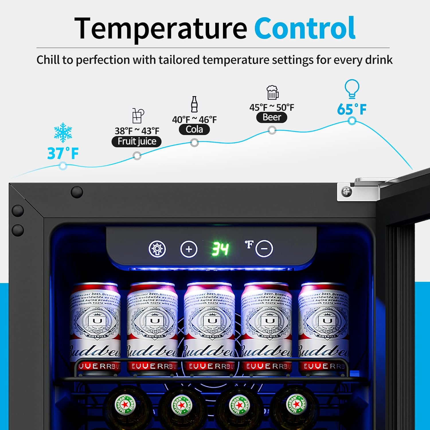15 Inch Beverage Refrigerator  – Wine And Beer Undercounter Fridge recenzja i cena
