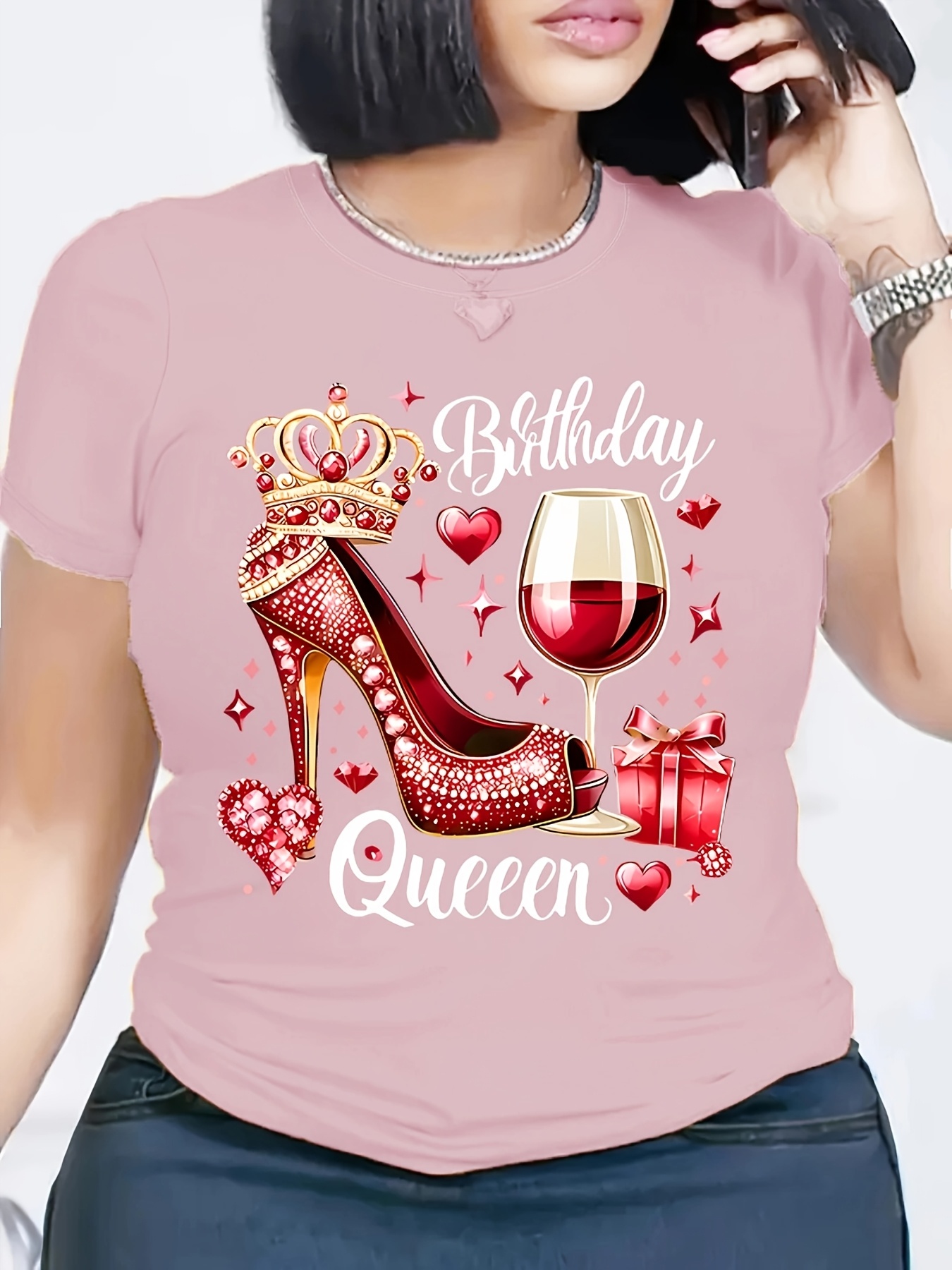 Red Birthday Queen Women's Hig – Wine Or Beer recenzja i cena
