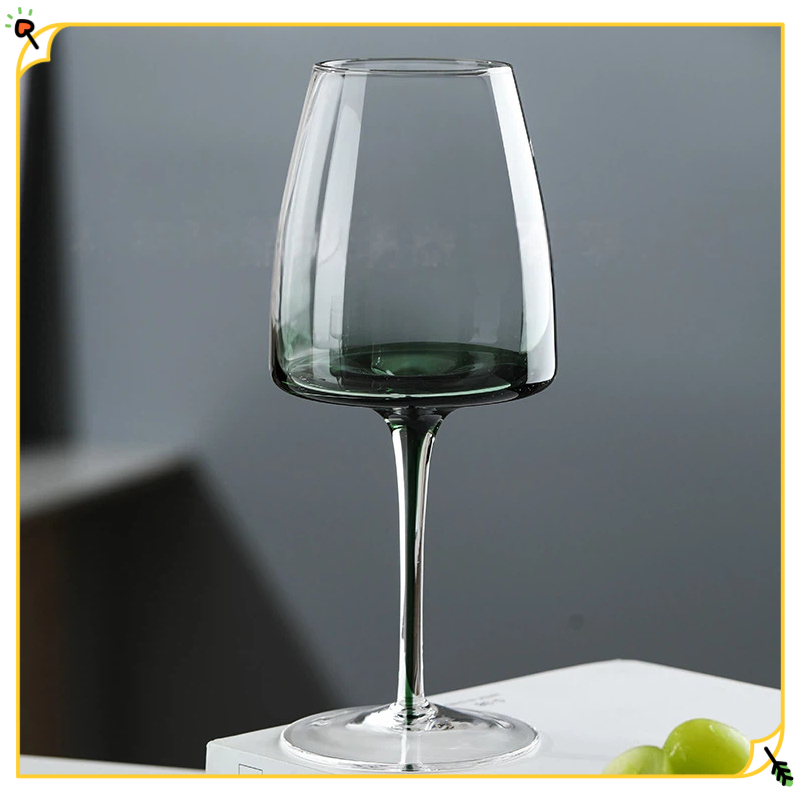 Hand Blown Green Crystal Wine  – Wine Or Beer recenzja i cena