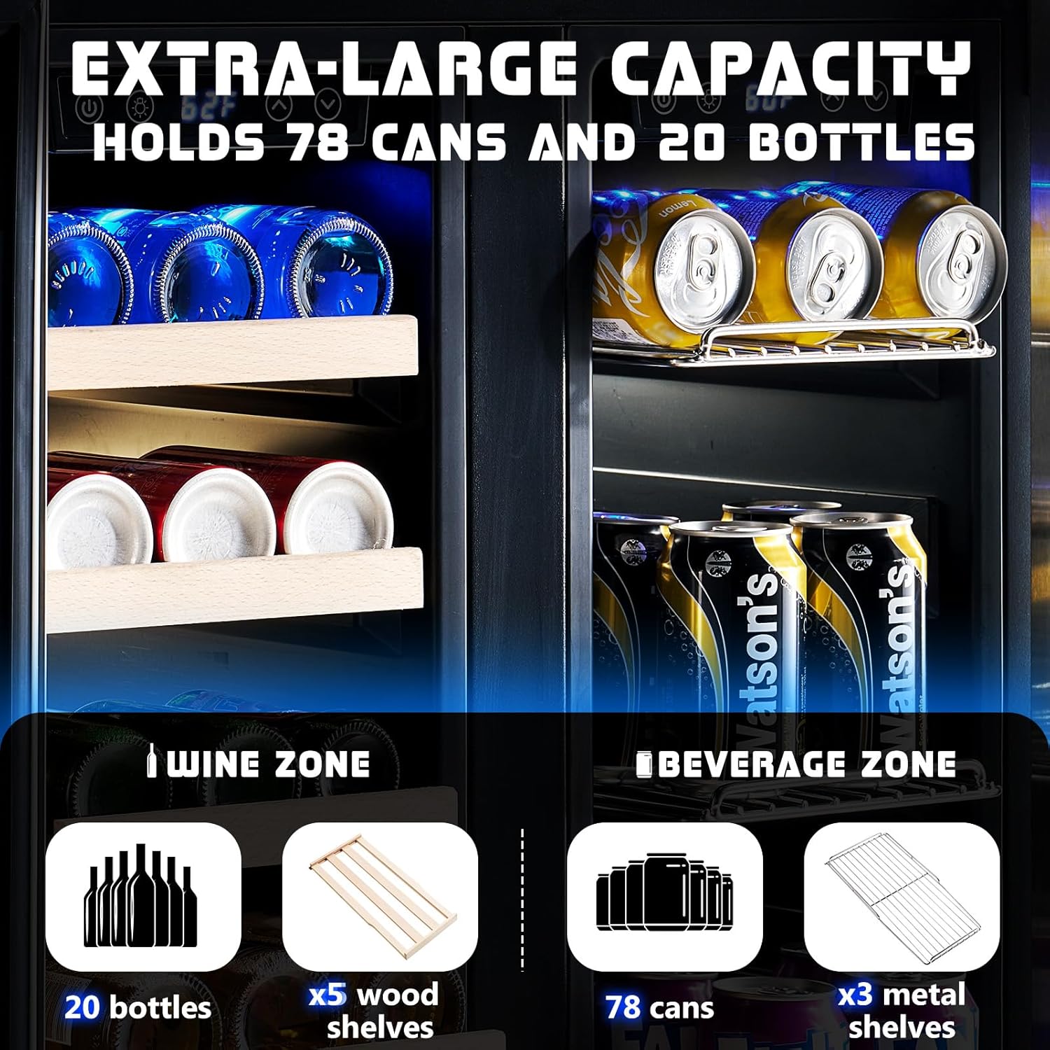 Beverage Refrigerator - 24-Inc – Wine And Beer Undercounter Fridge recenzja i cena