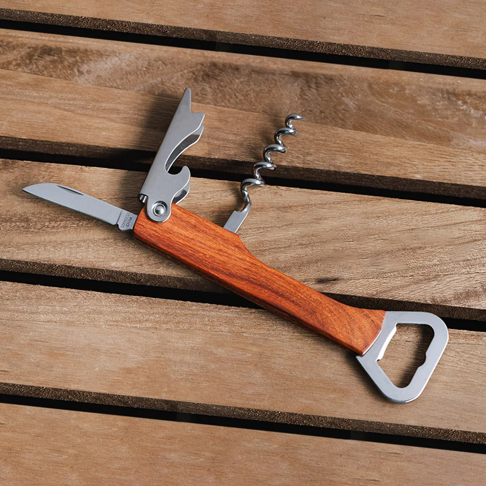 Personalised Logo Wood Handle  – Wine Beer Logo recenzja i cena