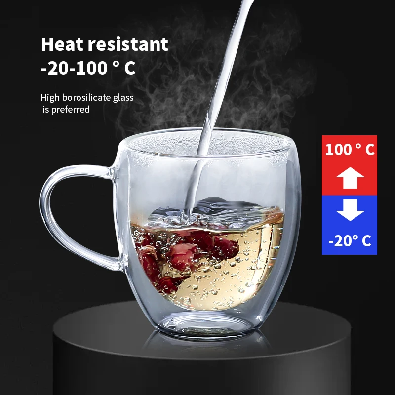 Transparent Glass Coffee Cup M – Wine Vodka Beer recenzja i cena