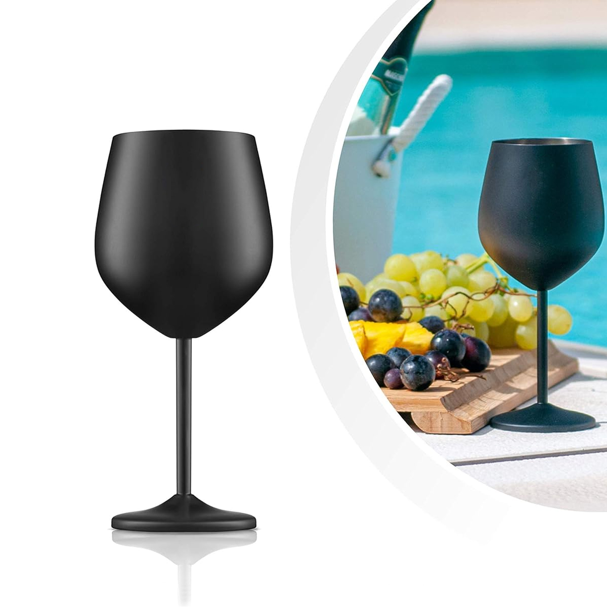 Stainless Steel Wine Glass Sha – Wine Or Beer recenzja i cena