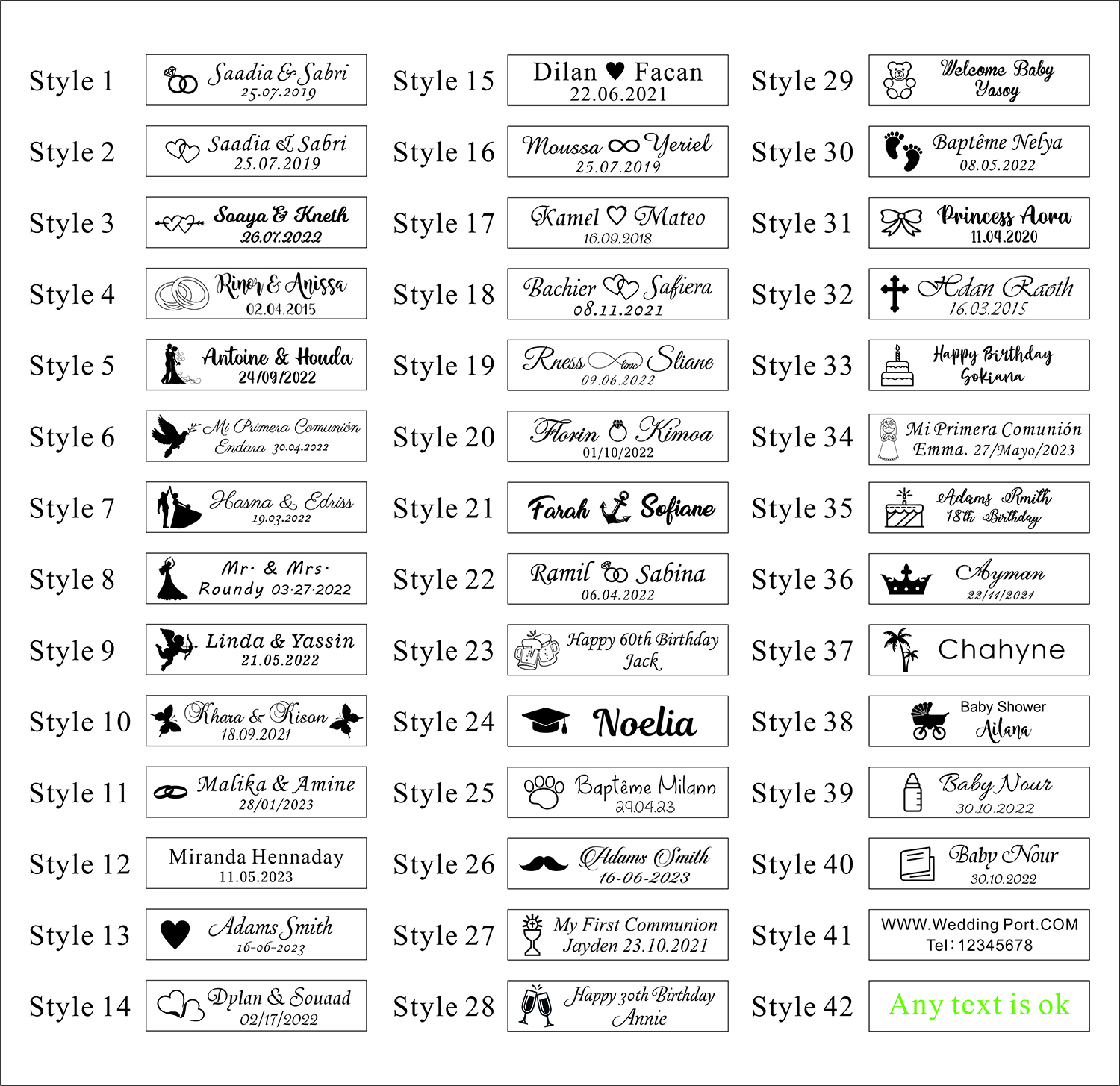 50*Personalized Beer/Wine Bott – Wine Beer Logo recenzja i cena