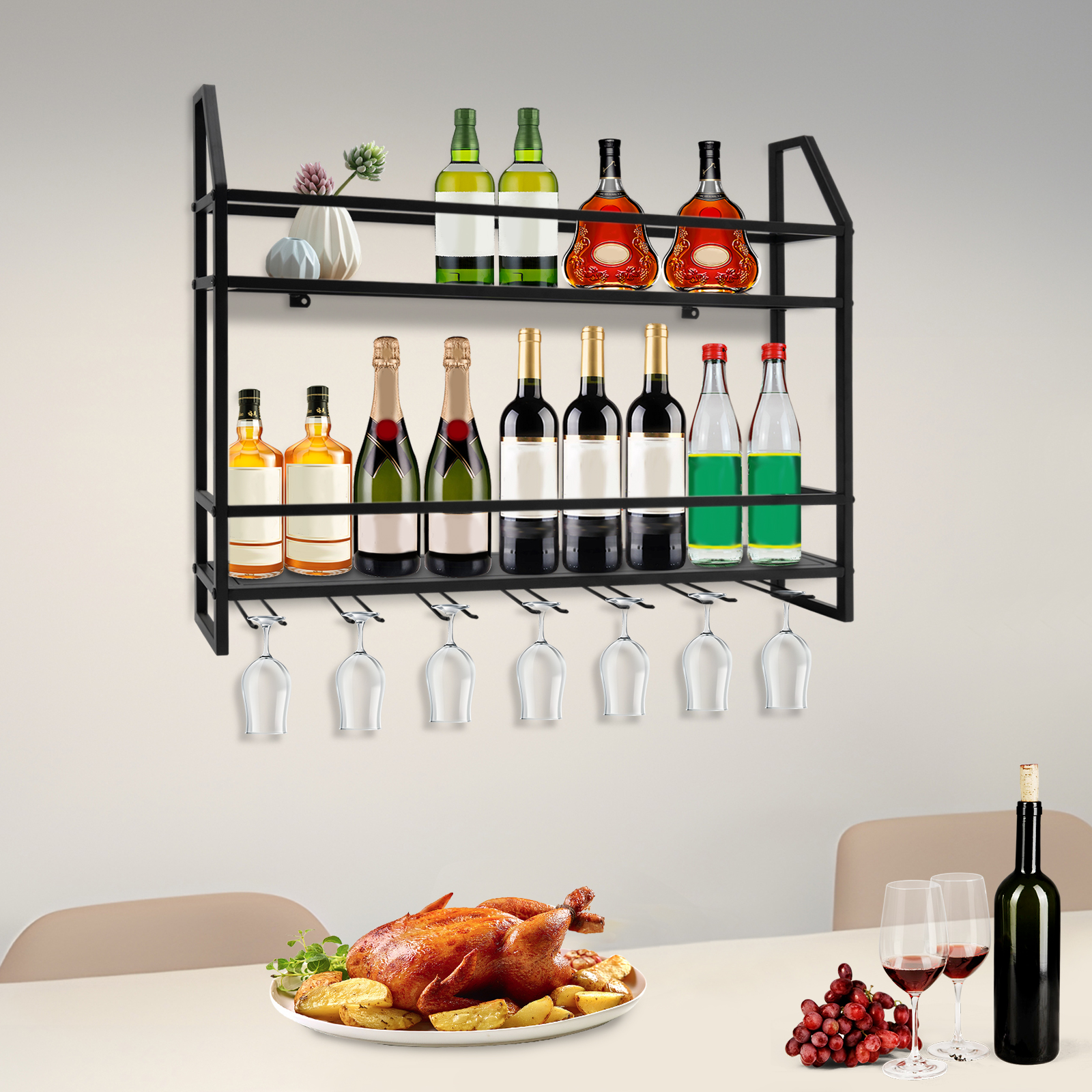 Double-layer Wine Rack Wall-Mo – Wine Or Beer recenzja i cena