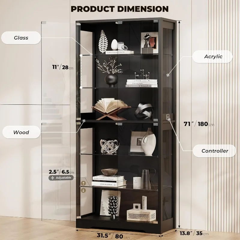 BROTTAR Display Cabinet with G – Cocktail Shaker Set recenzja i cena