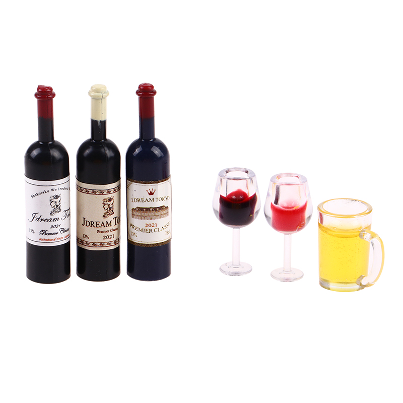 5Pcs 1:12 Dollhouse Miniature  – Wine Beer Europe recenzja i cena