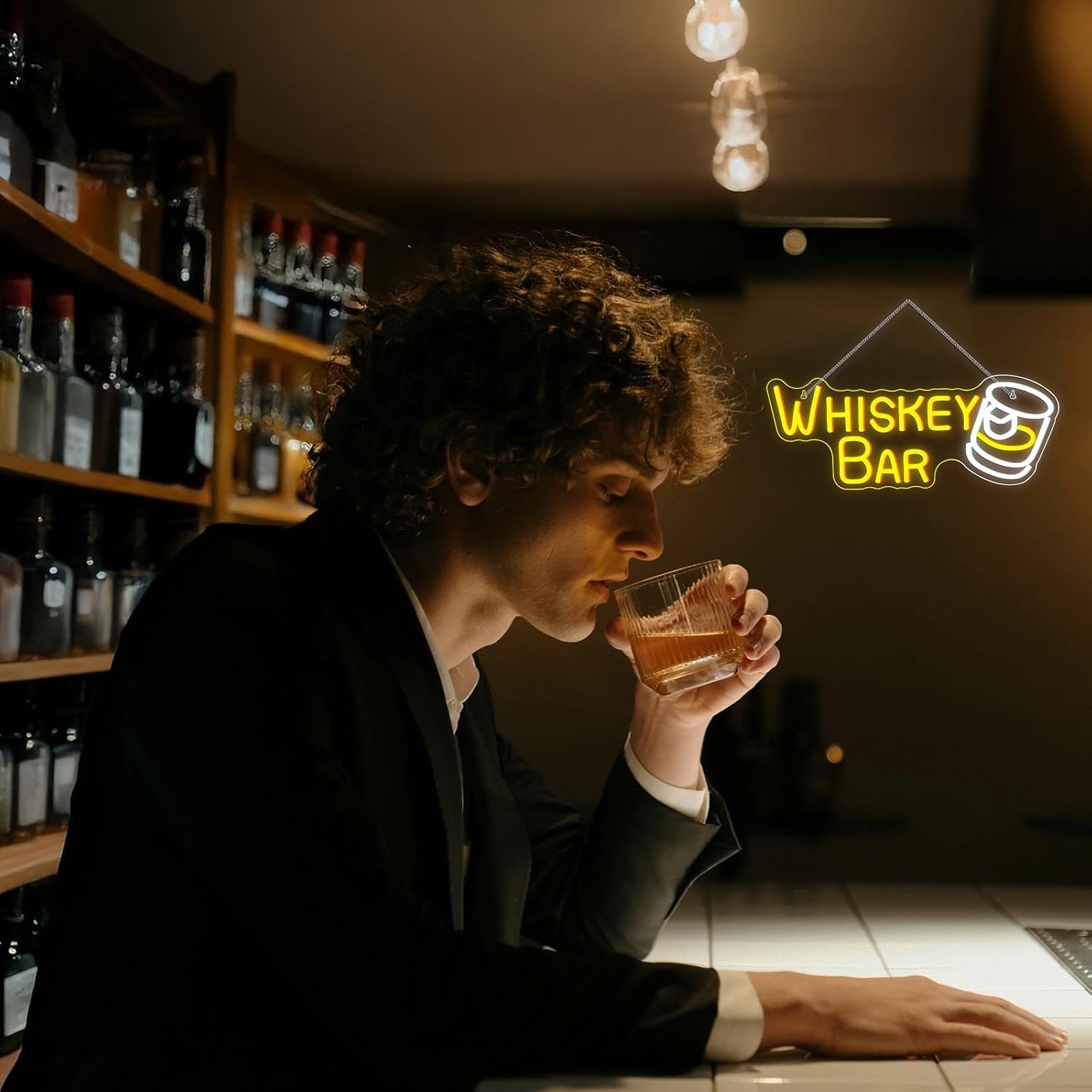 Bar Neon Sign Bussiness Art Wa – Wine Beer & Deli Reviews recenzja i cena