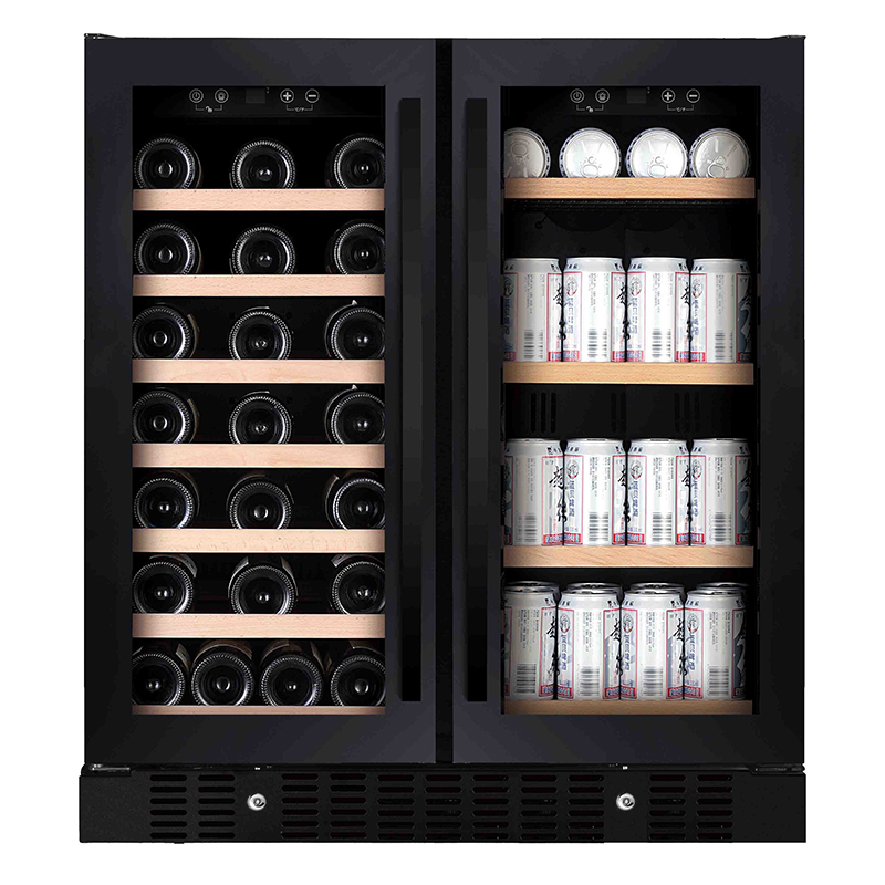 176L Glass Door Drink Fridge U – Wine And Beer Undercounter Fridge recenzja i cena