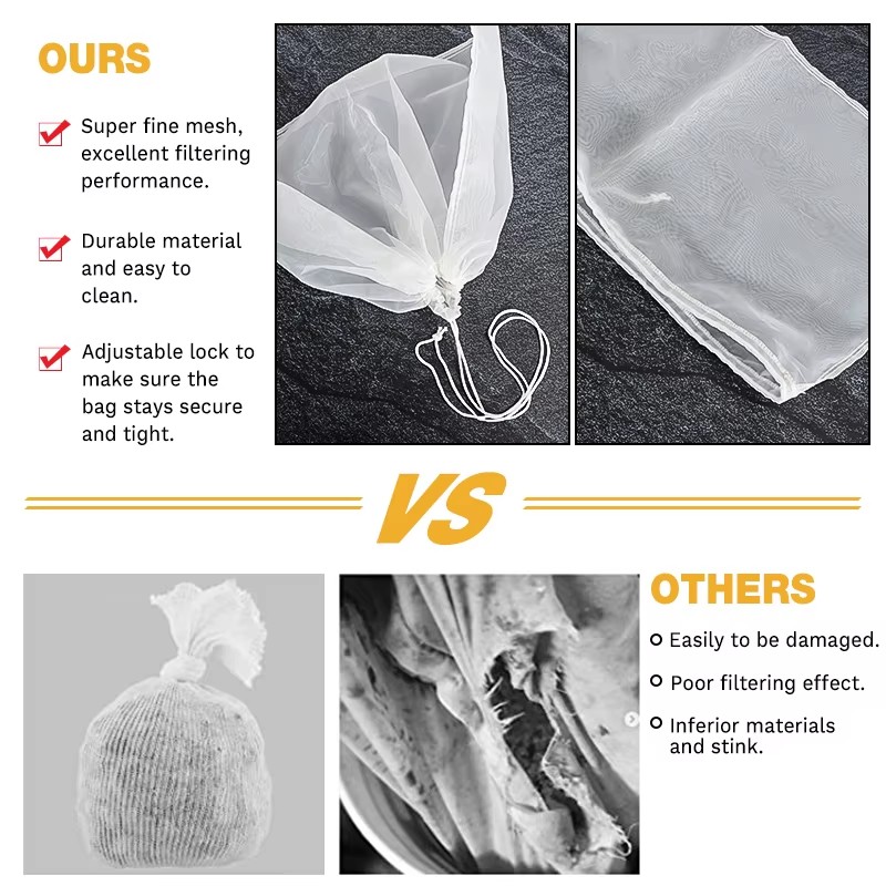 3Pcs Brew Bag 100 Mesh Straini – Wine Beer Cider recenzja i cena