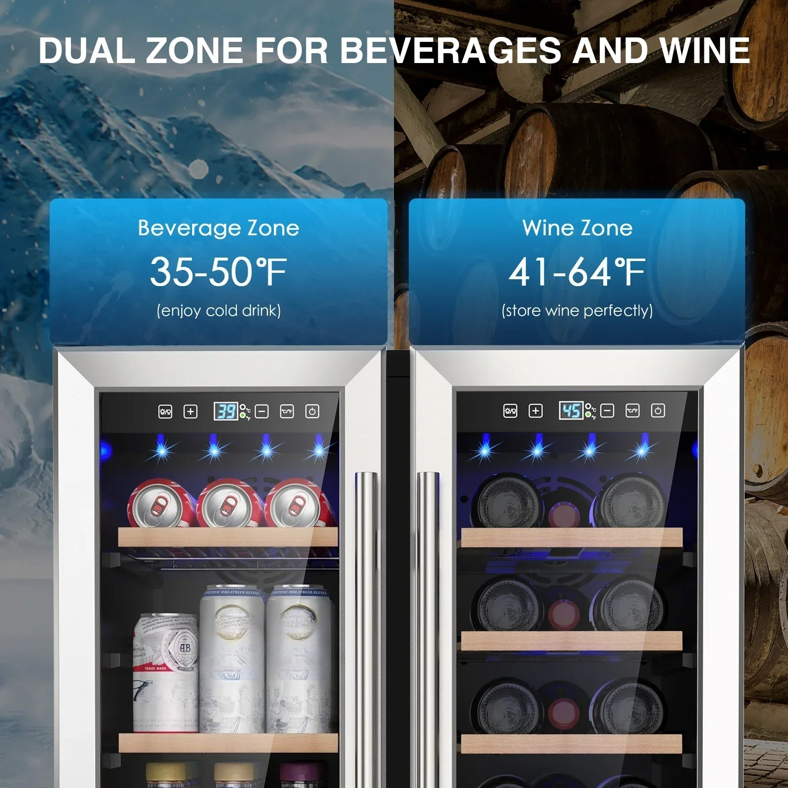 Wine and Beverage Refrigerator – Wine And Beer Undercounter Fridge recenzja i cena