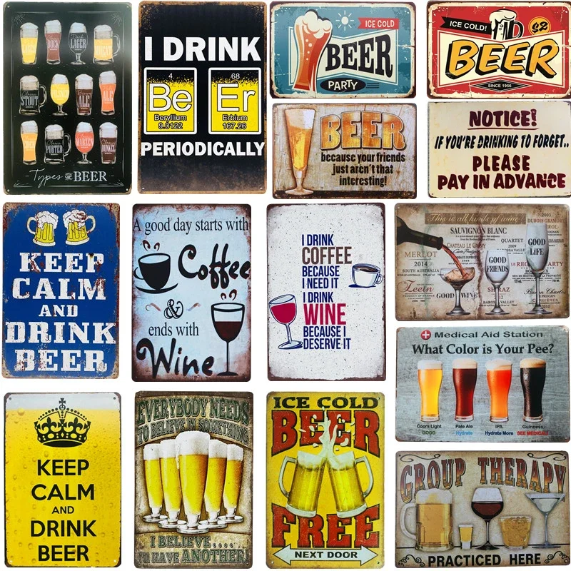 Vintage Beer Metal Tin Signs W – Wine Beer Europe recenzja i cena