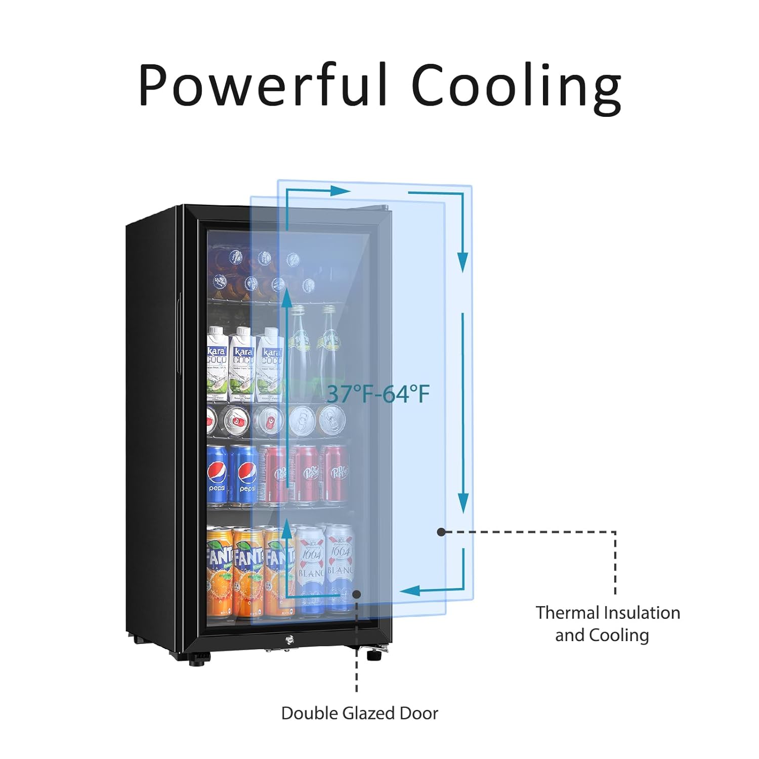 Beverage Refrigerator, 3.2 Cu. – Wine Or Beer recenzja i cena