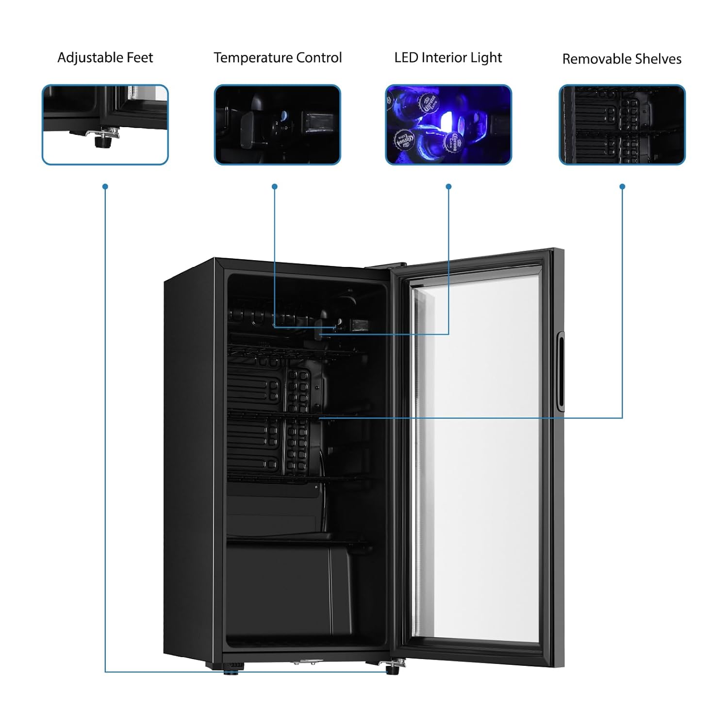 Beverage Refrigerator, 3.2 Cu. – Wine Or Beer recenzja i cena