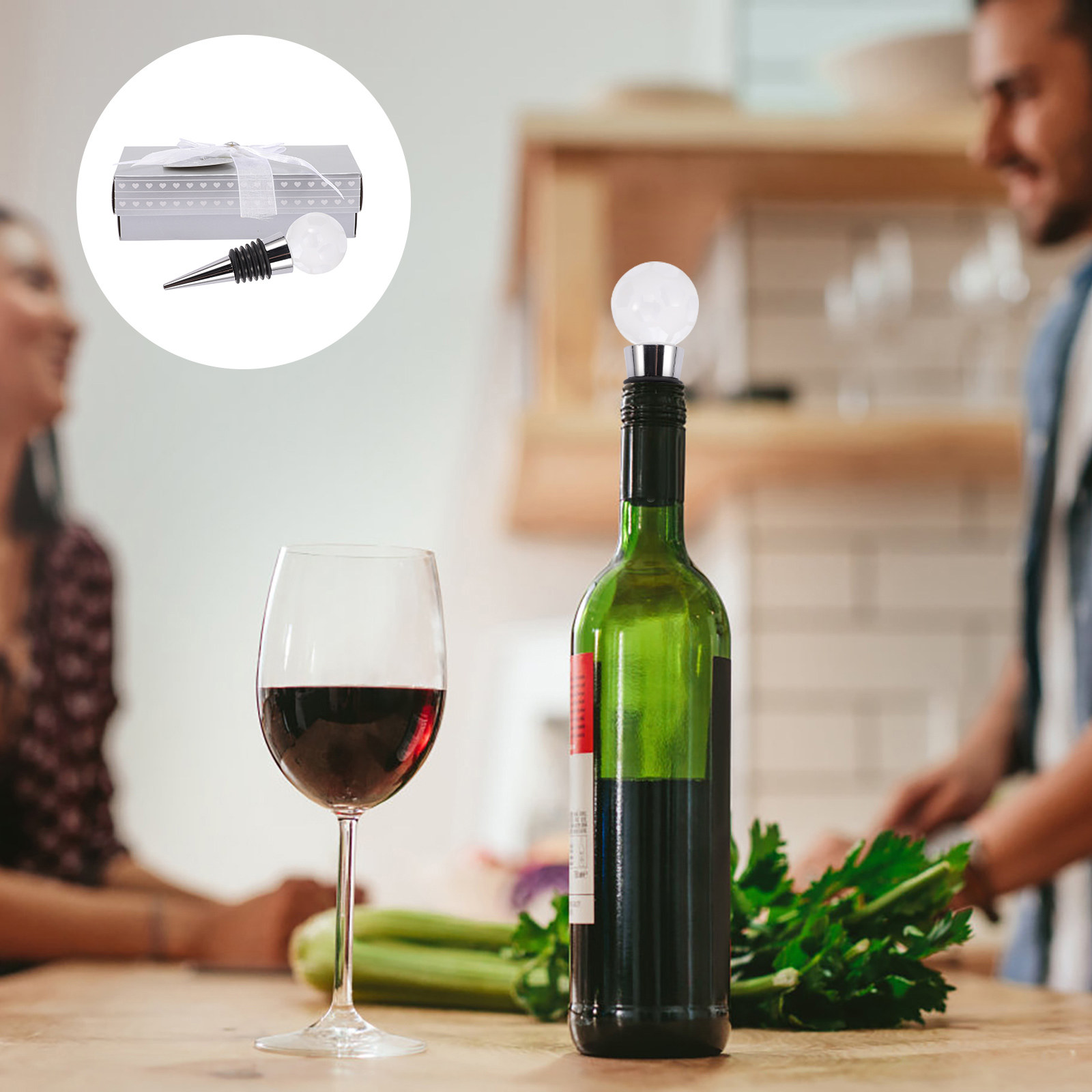 Crystal Ball Wine Bottle Stopp – Wine Vodka Beer recenzja i cena