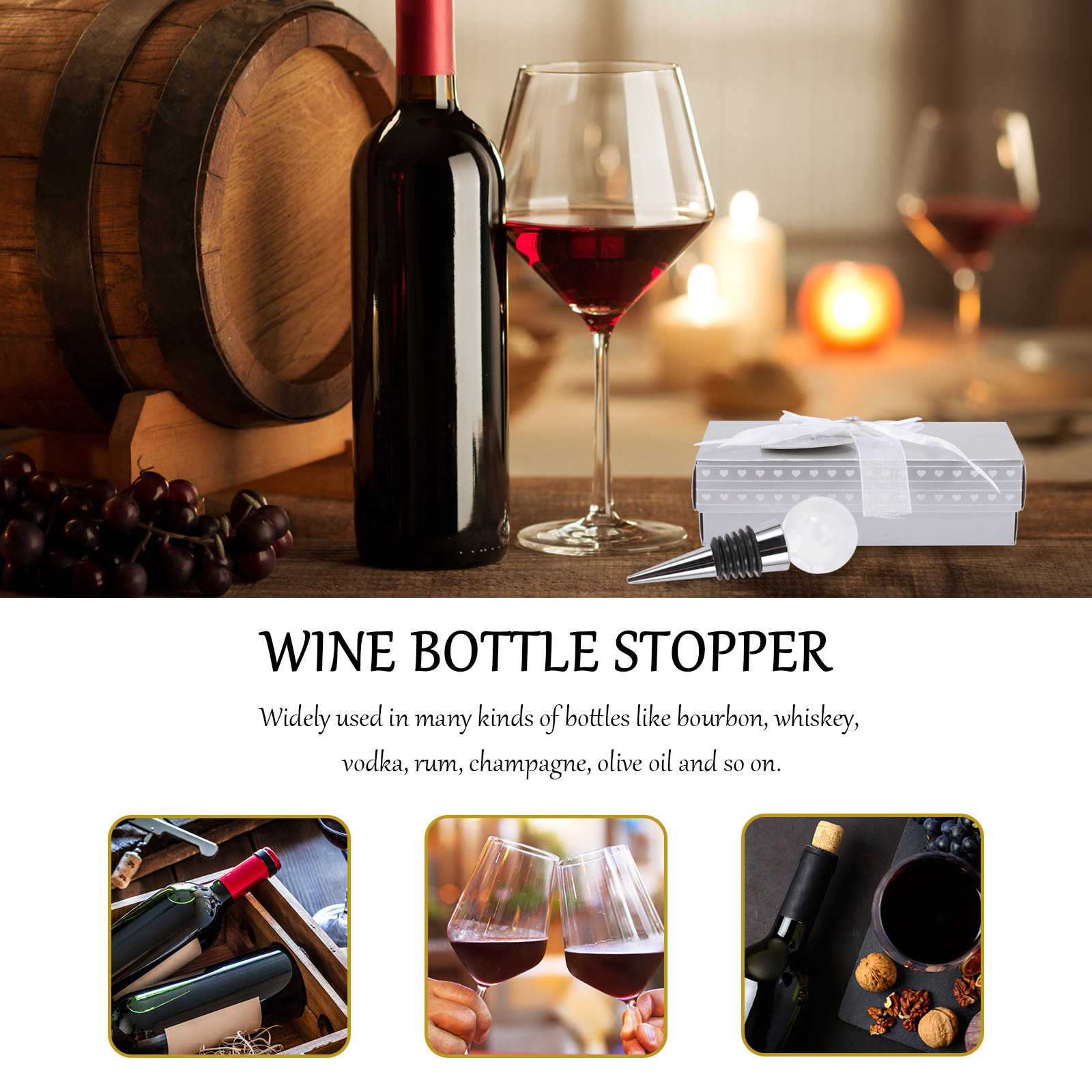 Crystal Ball Wine Bottle Stopp – Wine Vodka Beer recenzja i cena