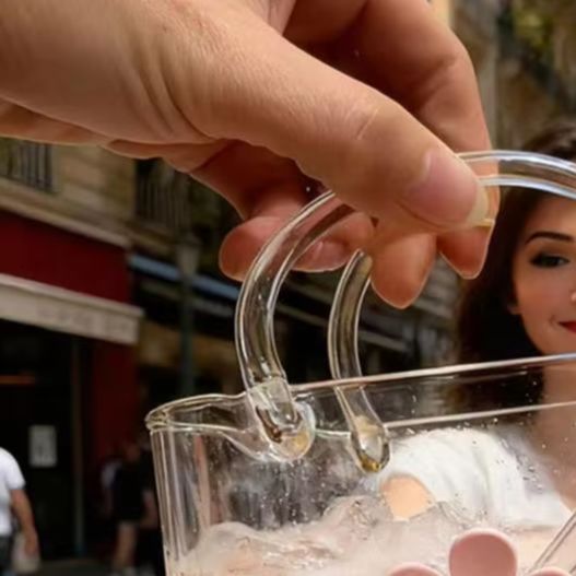 Portable Handbag Glass Cup,Cre – Wine Or Beer recenzja i cena