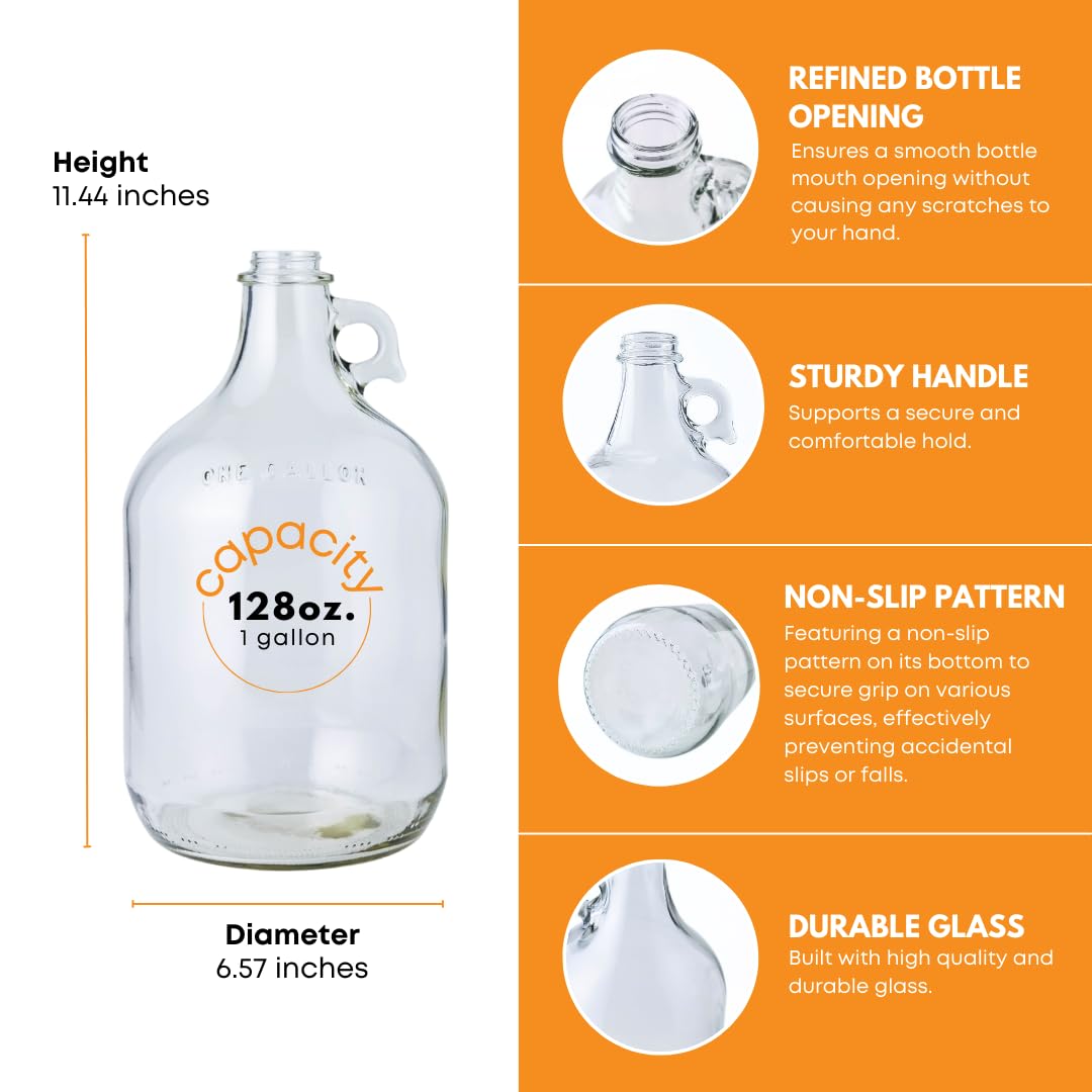 1 Gallon Glass Jug with Airloc – Wine Beer Cider recenzja i cena