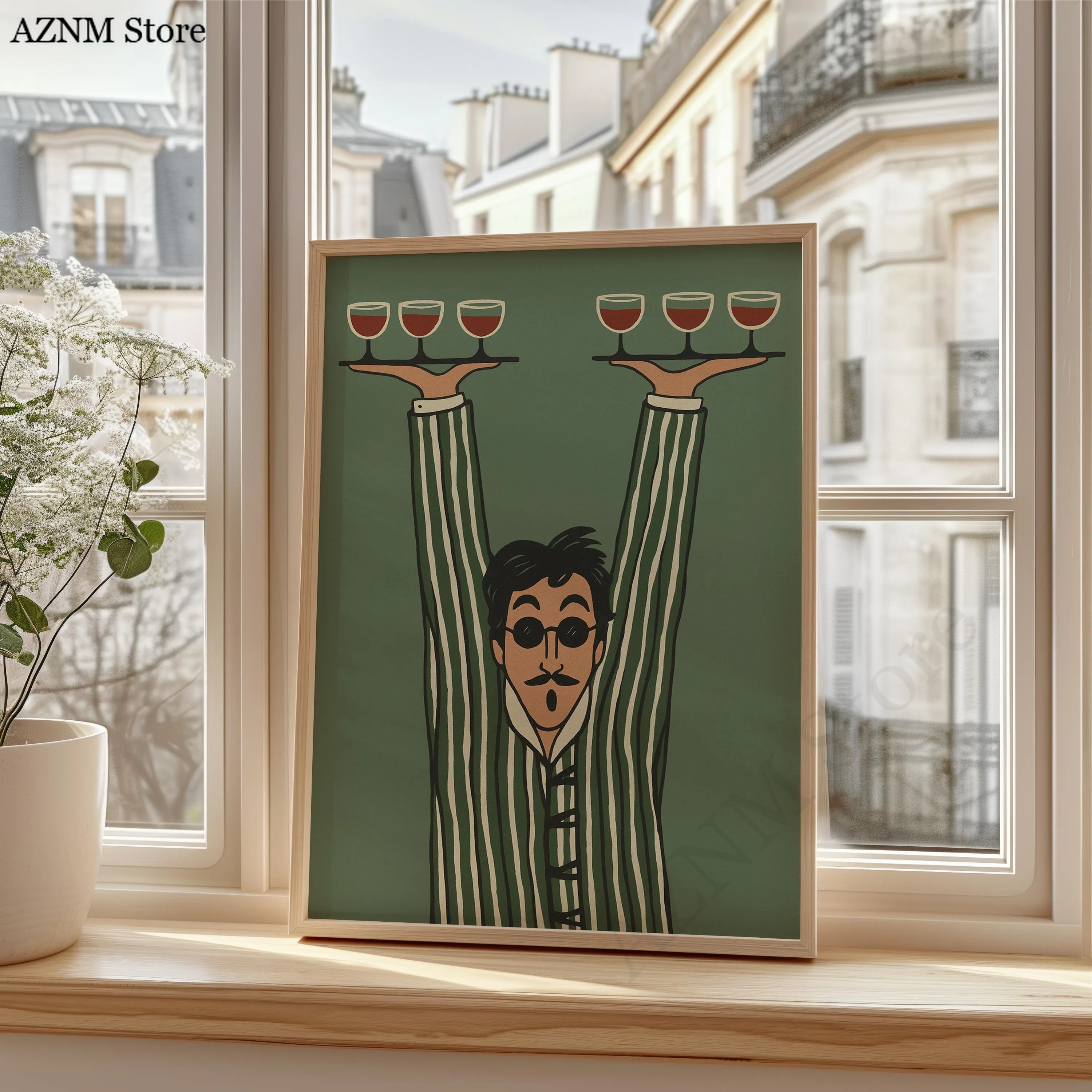 Retro Server Wall Decor, Minim – Wine Or Beer recenzja i cena