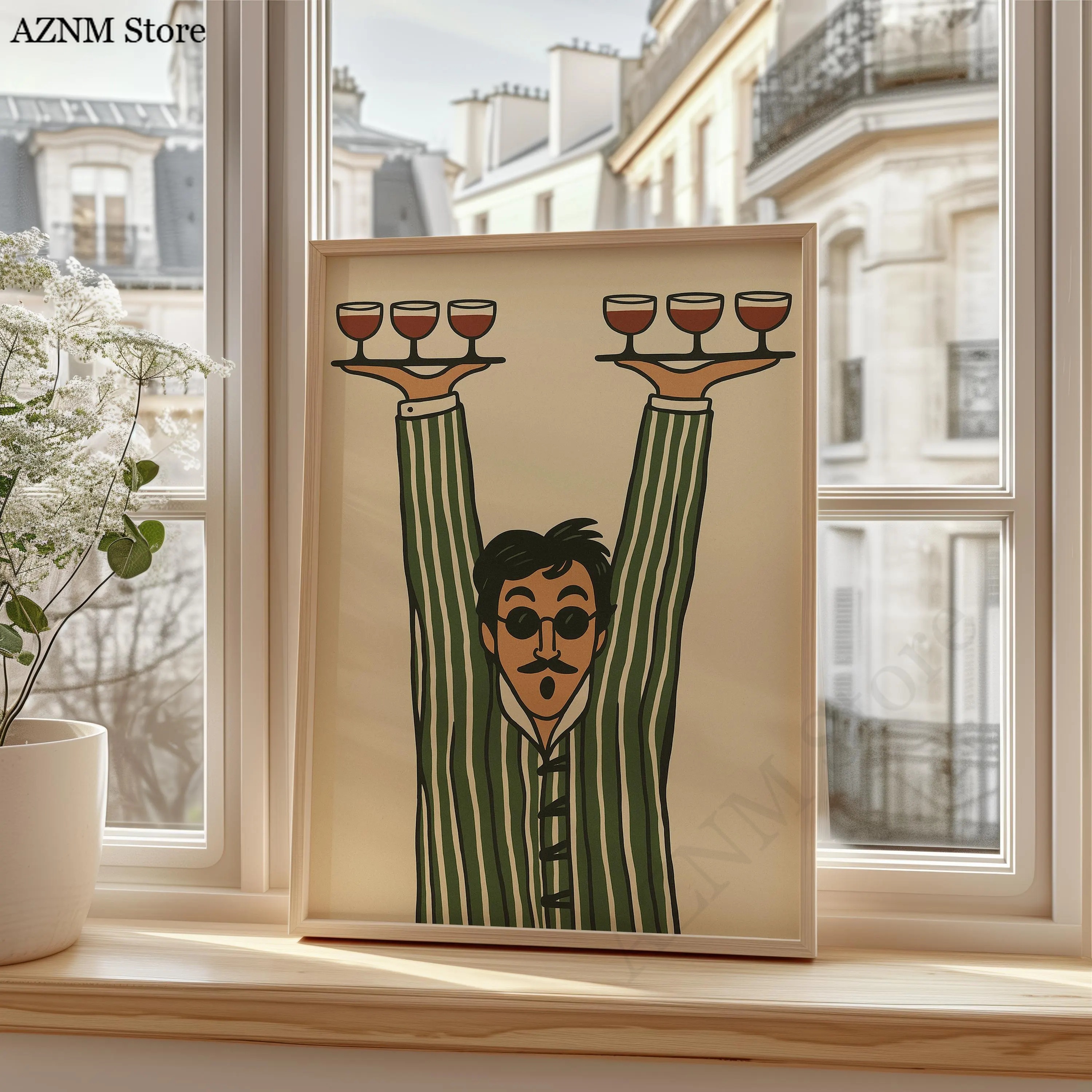 Retro Server Wall Decor, Minim – Wine Or Beer recenzja i cena