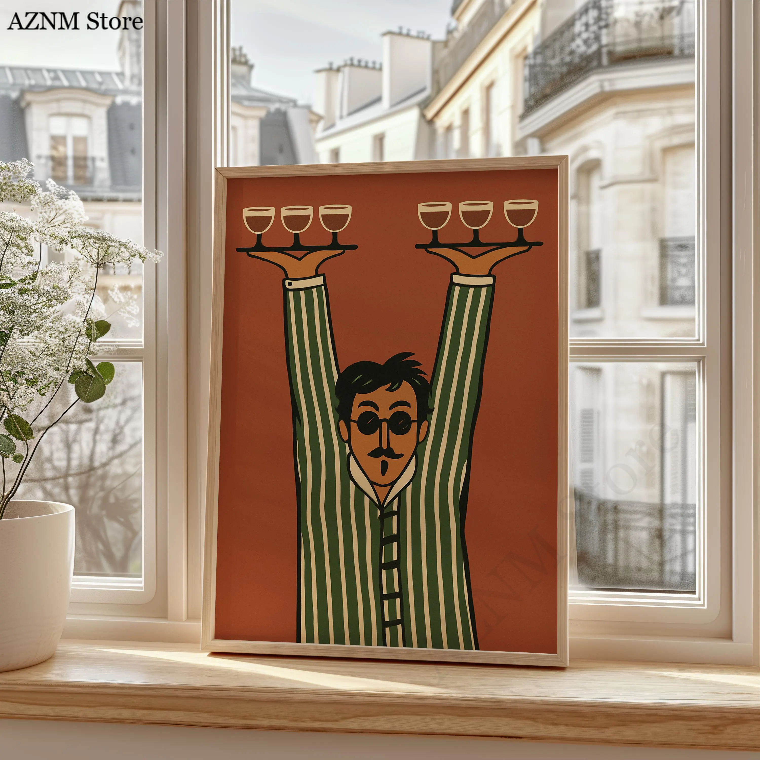 Retro Server Wall Decor, Minim – Wine Or Beer recenzja i cena