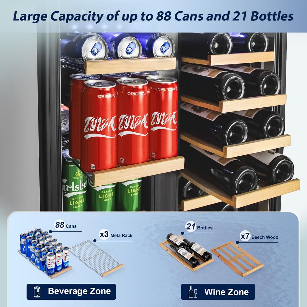 24 Inch Wine and Beverage Refr – Wine And Beer Undercounter Fridge recenzja i cena