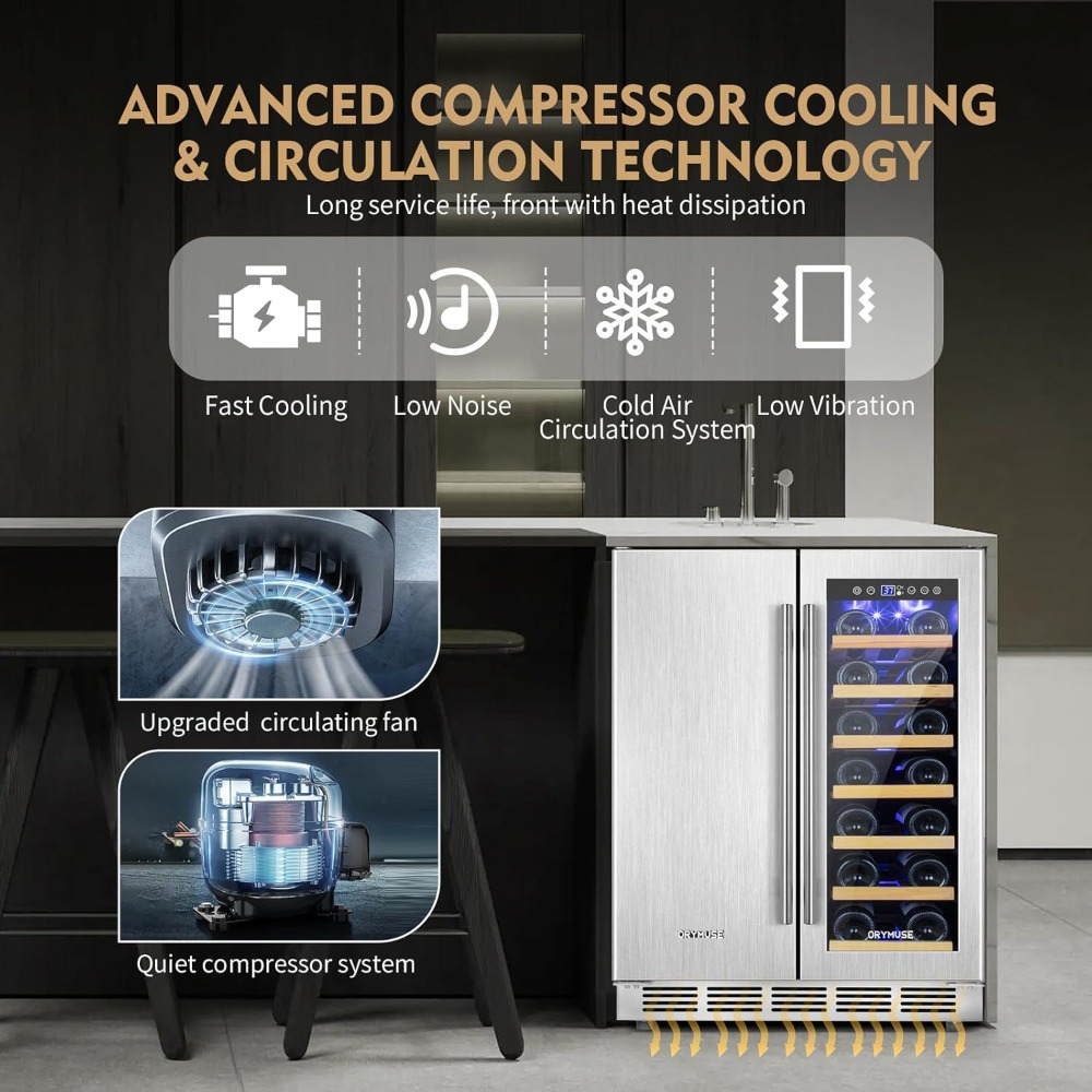Wine and Beverage Refrigerator – Wine And Beer Undercounter Fridge recenzja i cena