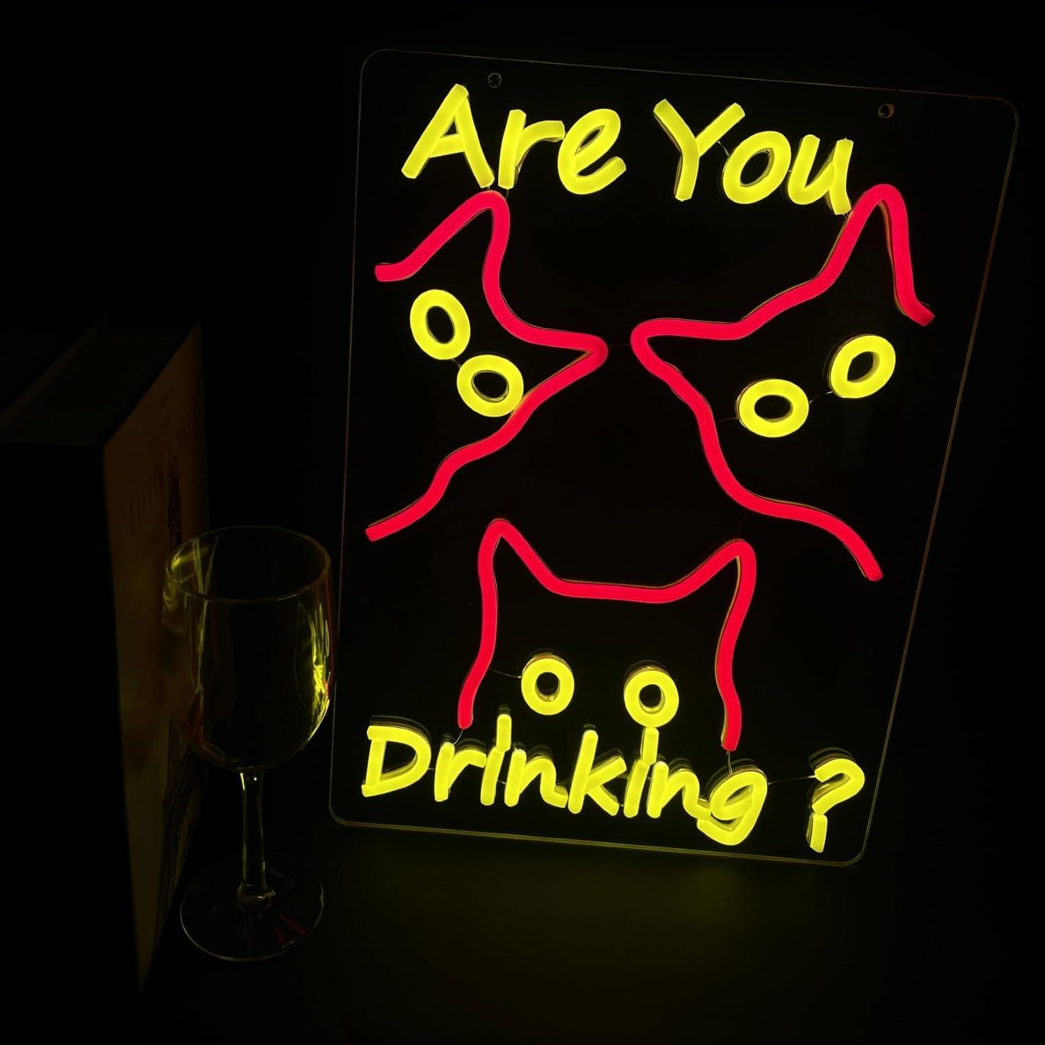 Are You Dringking Neon Sign Ca – Wine Beer & Deli Reviews recenzja i cena