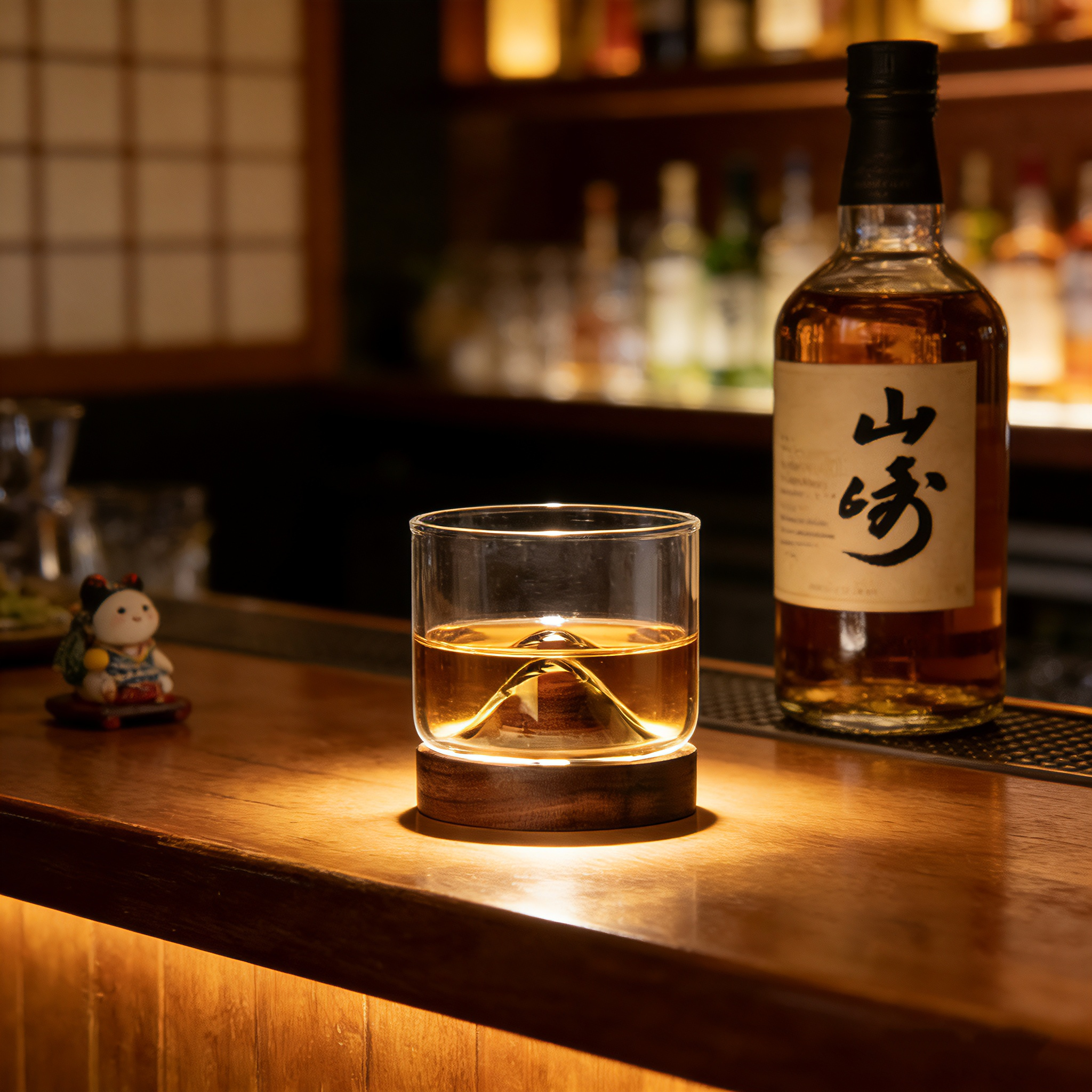 Japanese Style Walnut Coaster  – Wine Vodka Beer recenzja i cena