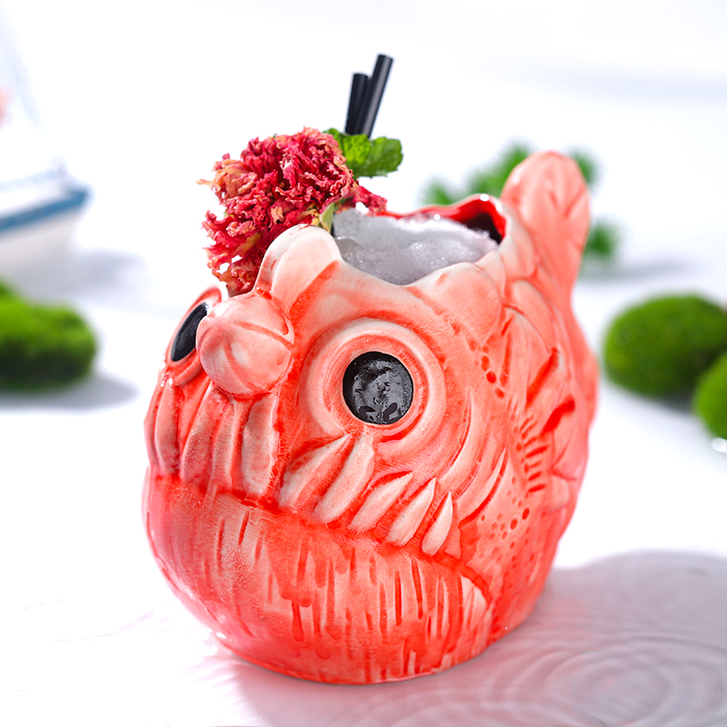 Cute Lantern Fish Cocktail Gla – Wine Or Beer recenzja i cena