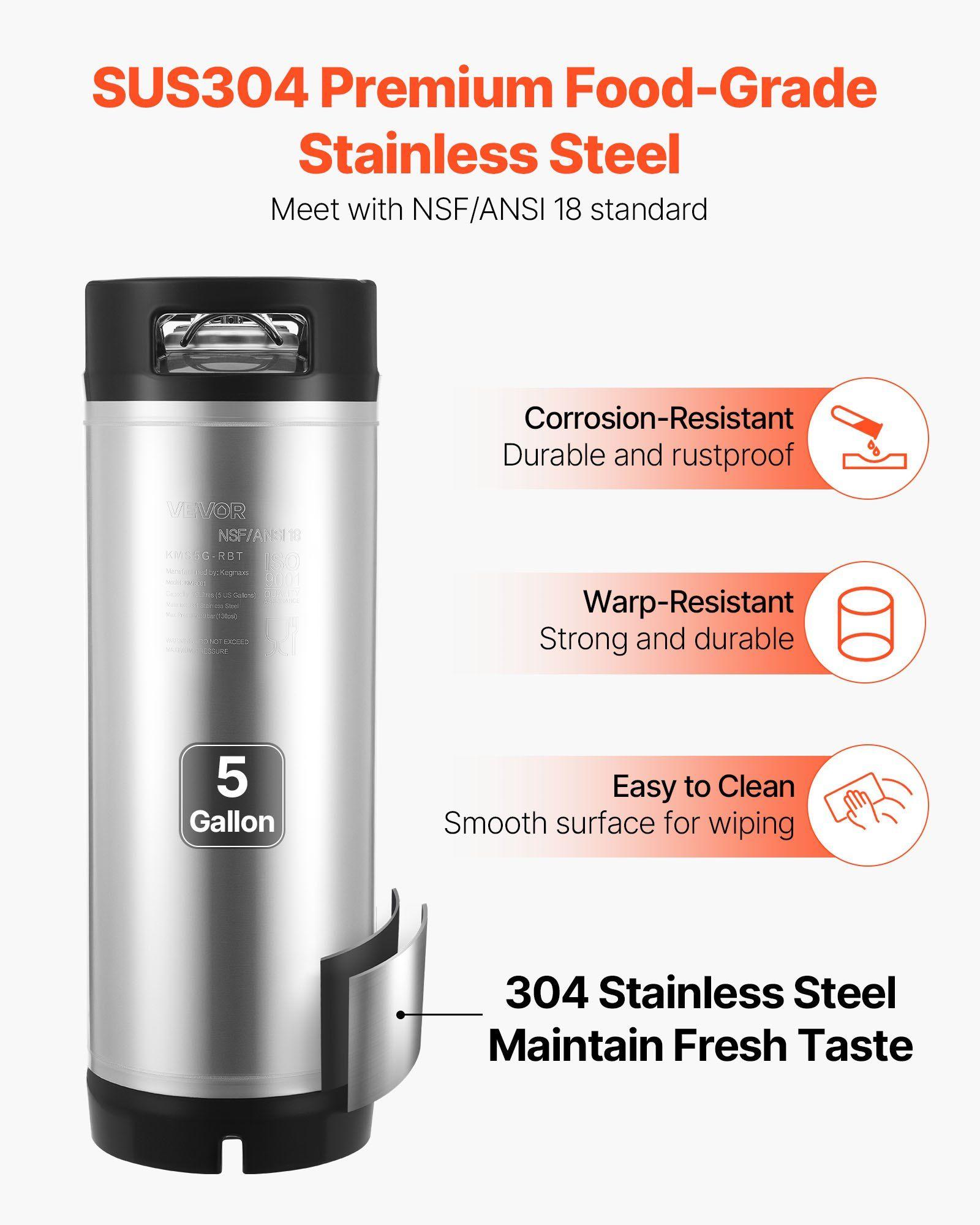 SUS304 5gal/19L Corny Keg 2-Pa – Wine Beer Cider recenzja i cena
