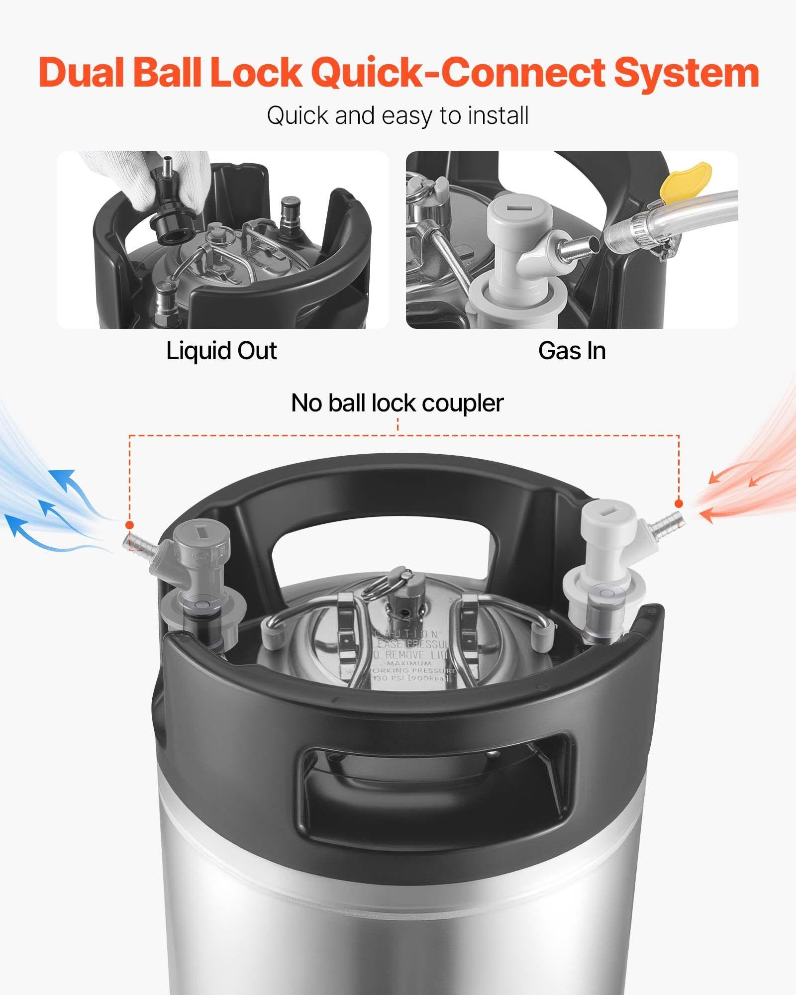 SUS304 5gal/19L Corny Keg 2-Pa – Wine Beer Cider recenzja i cena