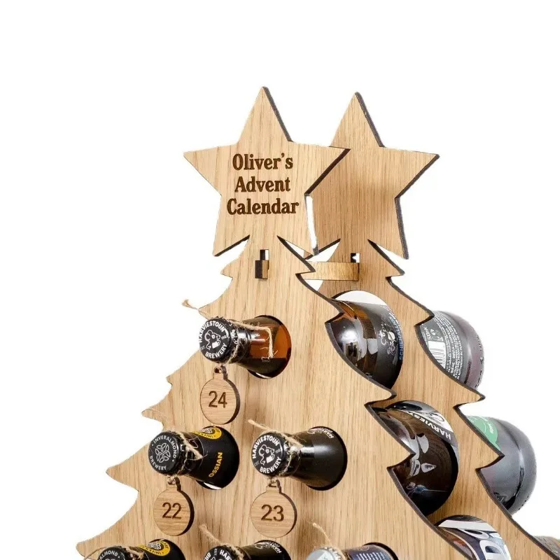 Christmas Tree Wooden Wine Rac – Wine Beer Rack recenzja i cena
