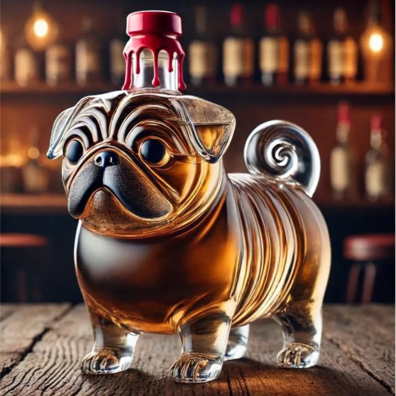 Transparent Whiskey Hanger Pug – Wine Vodka Beer recenzja i cena